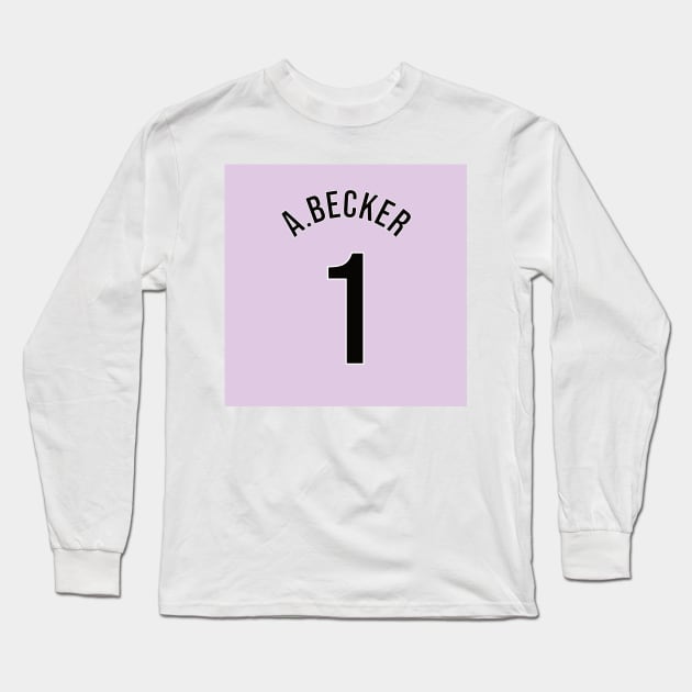 A.Becker 1 Home Kit - 22/23 Season Long Sleeve T-Shirt by GotchaFace